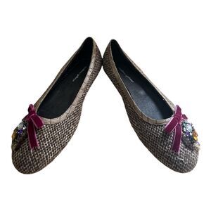 Vintage Dusky Pink Mellow Yellow shoes size 39